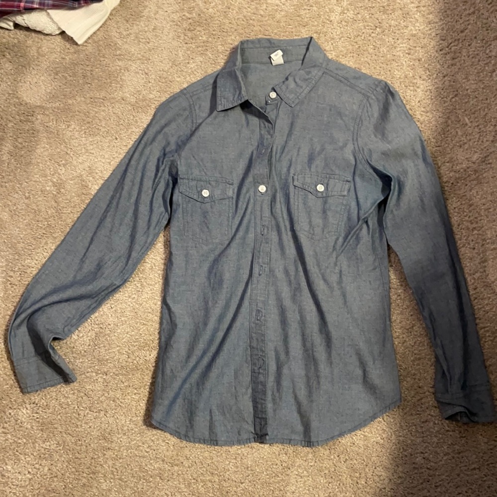 Navy blue button down from old navy